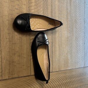 Cat & Jack Black Bow Flats